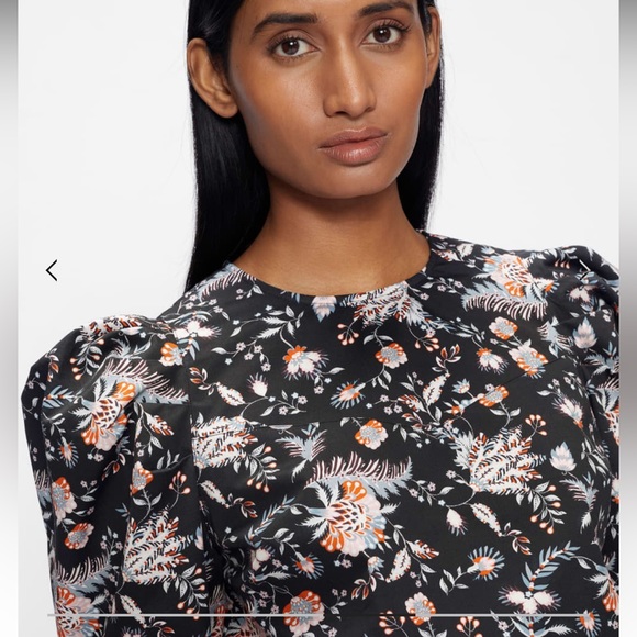 Excellent Conditions Ted Baker Size 1 Aimil
Puff shoulder yoked top - Picture 3 of 6